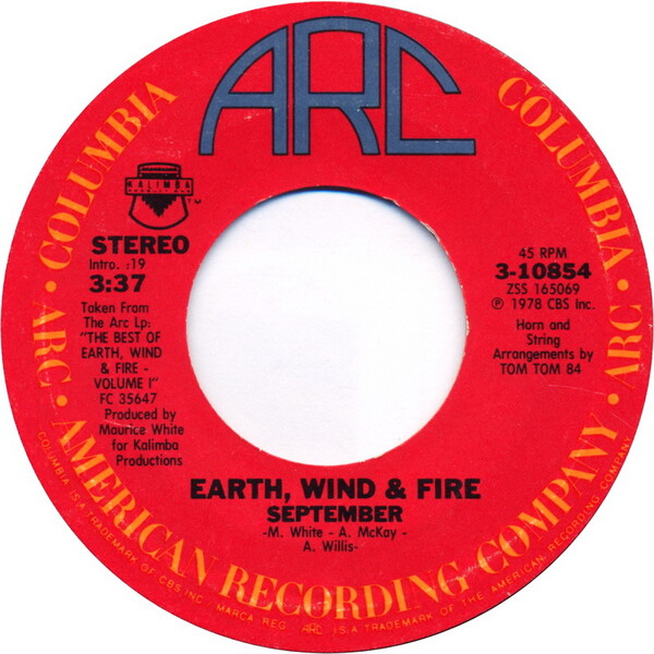 Earth, Wind & Fire - September - Lyrics and ratings - Rate Your Music